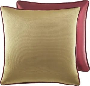 Croscill Home Fashions Mosaic Leaves European Sham, 26 x 26-Inch, Gold, Floral