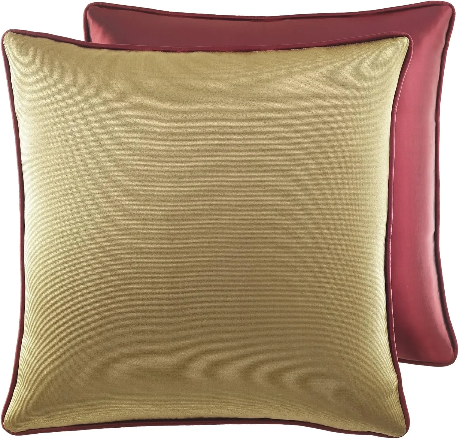 Croscill Home Fashions Mosaic Leaves European Sham, 26 x 26-Inch, Gold, Floral