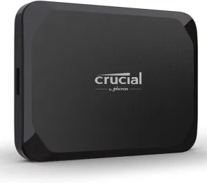 Crucial X9 4TB Portable SSD, Up to 1050MB/s, USB 3.2 USB-C, External Solid State Drive, Compatible with Windows, Mac, & Android, Reliable Storage for Games, Files, & Backups, Black - CT4000X9SSD902