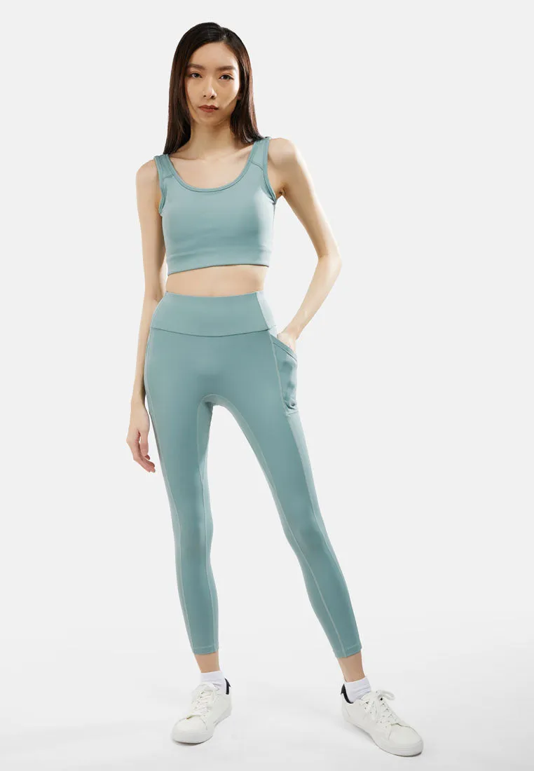 CTH unlimited Women Nylon Spandex (280gsm) Sports Bra MD3- CUW-8008