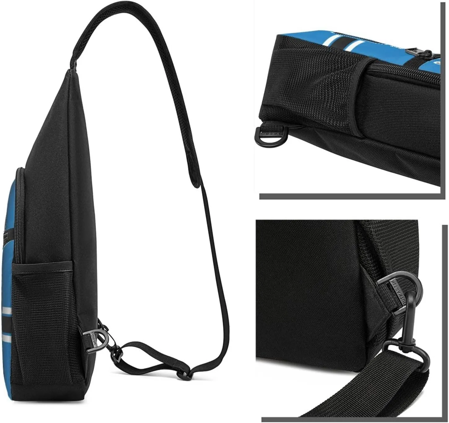 Custom Sling Bag, Personalized Crossbody Bags with Name and Number, Customize Sling Shoulder Backpack