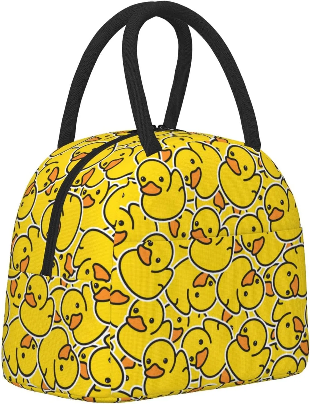 Cute Cartoon Duck Insulated Lunch Bag Handbag lunchbox Food Container Gourmet Tote for School Office Work Picnic Travel