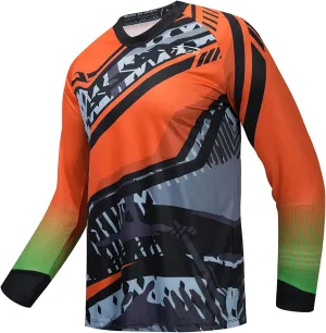 Cycling Jersey Long Sleeve Men's Mountain Bike Motocross Jersey Long Sleeve MTB T-Shirt