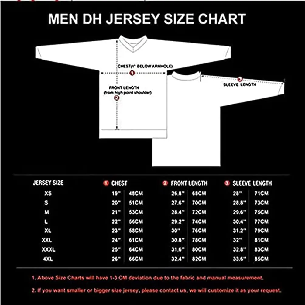 Cycling Jersey Men MTB Motocross Gear Downhill Racing Shirt Mountain Bike Wear