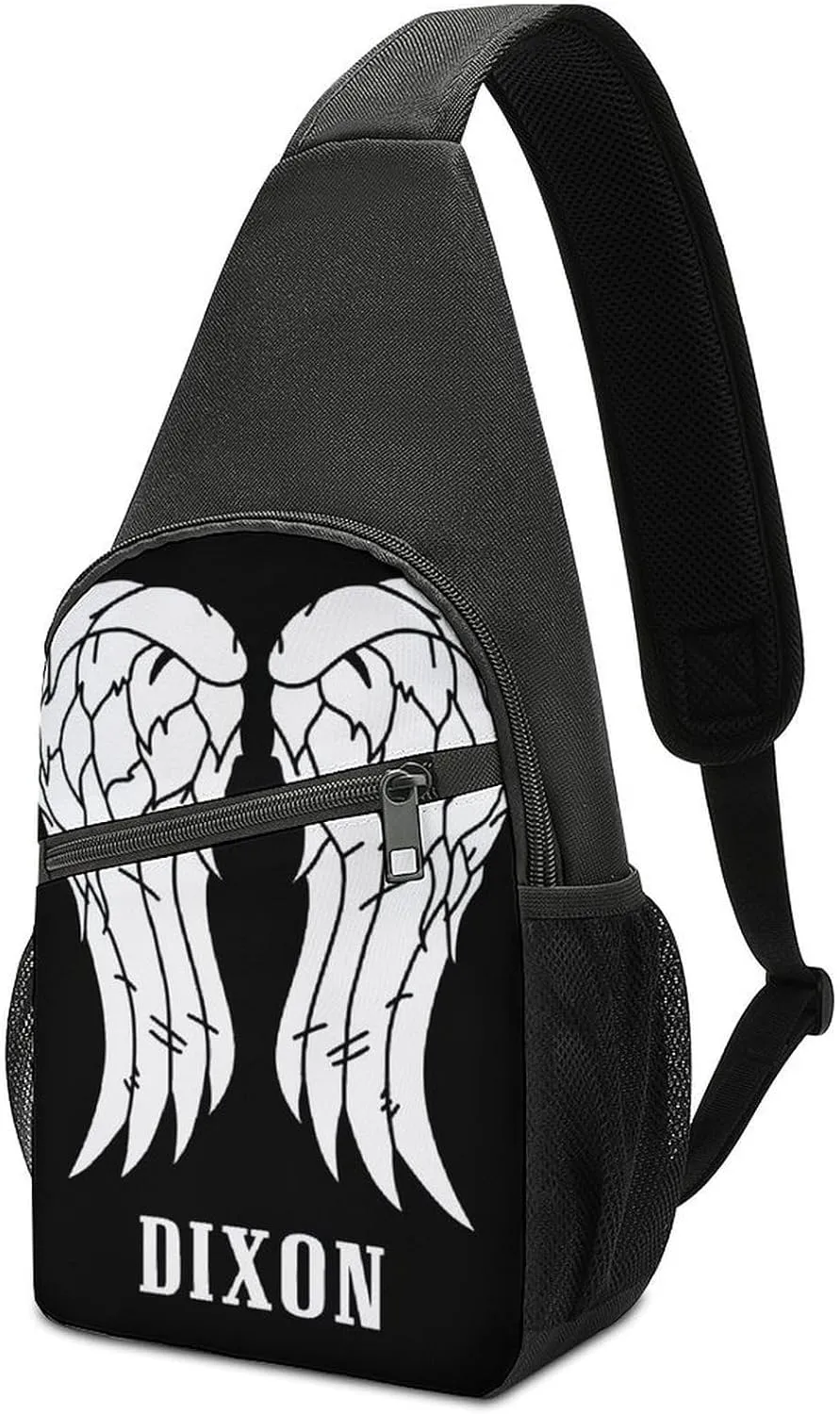 Daryl Dixon-Chapel Roan Multi-Functional Crossbody Bag With Storage Pockets And Anti-Loss Key Strap, Adjustable For Chest Shoulder One Size