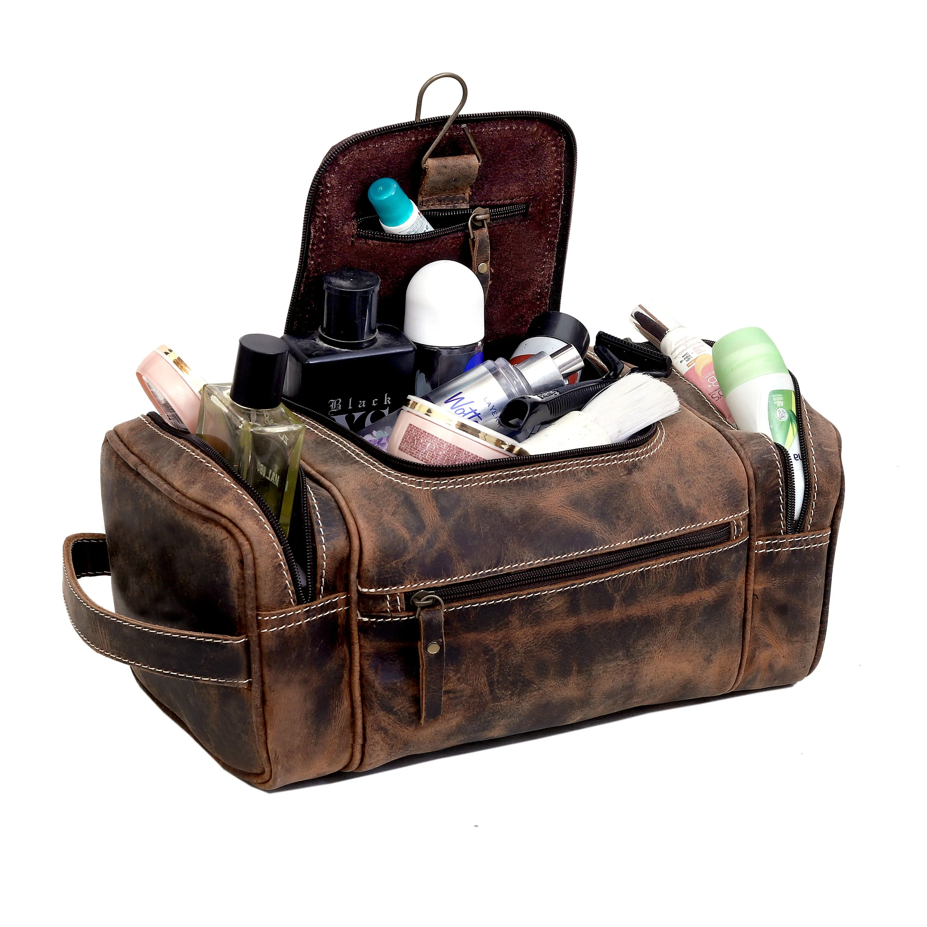 DENVER LEATHER TOILETRY