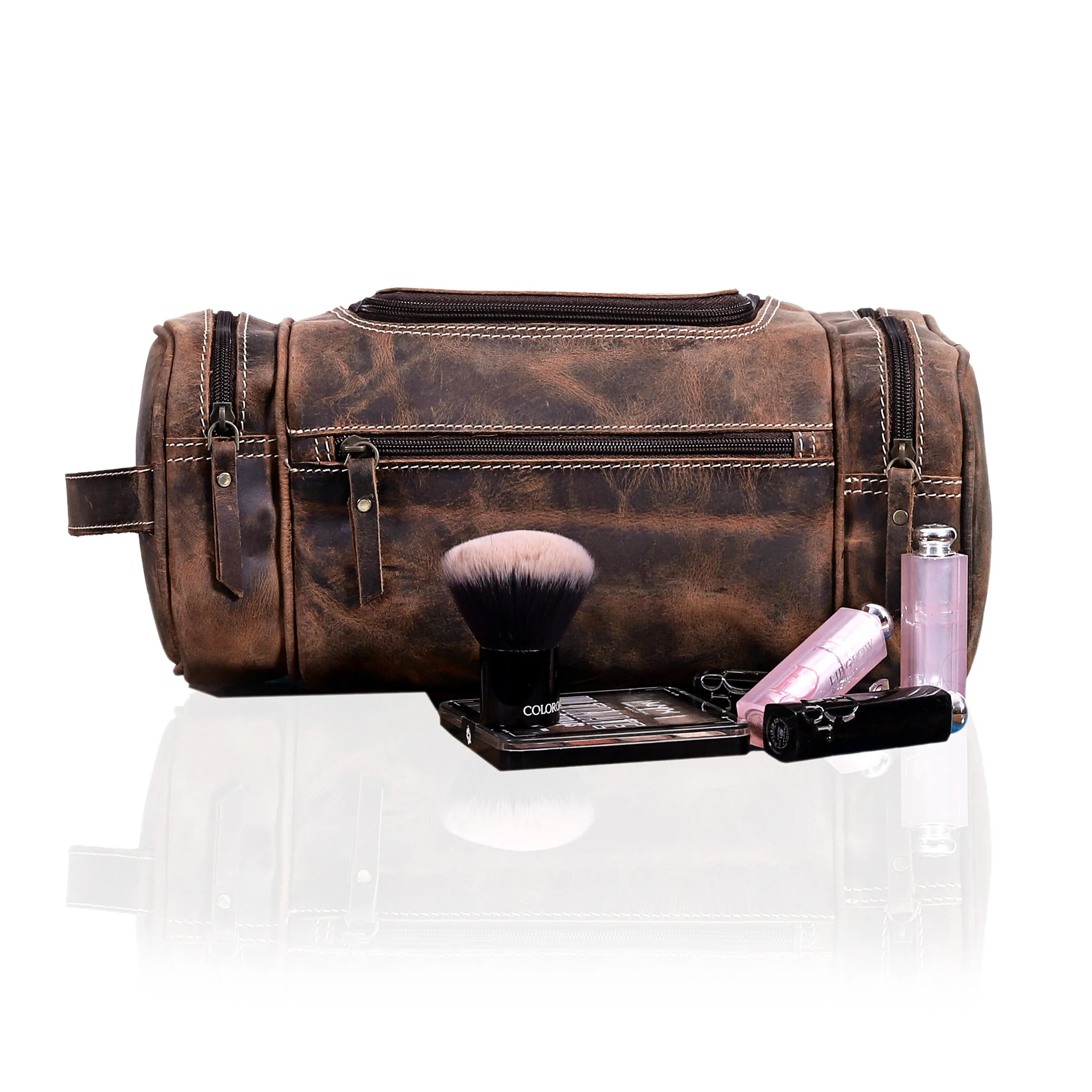 DENVER LEATHER TOILETRY