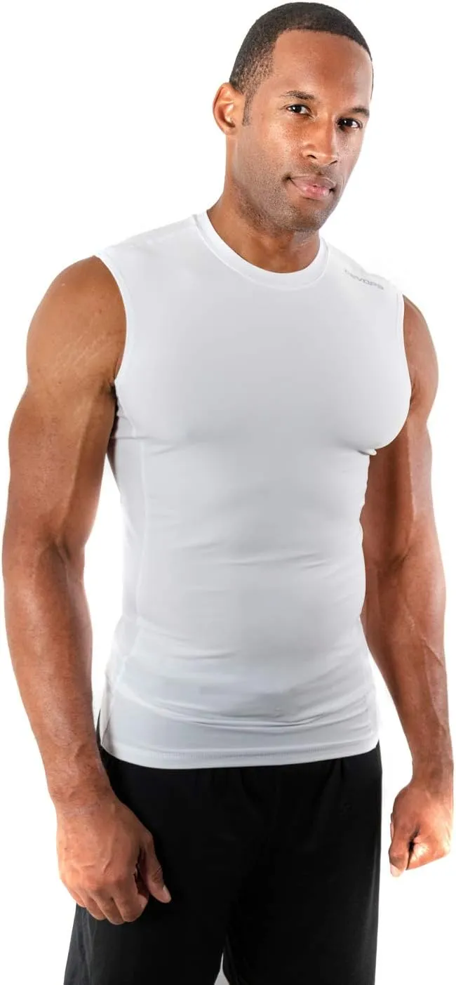DEVOPS 3 Pack Men's Athletic Compression Shirts Sleeveless