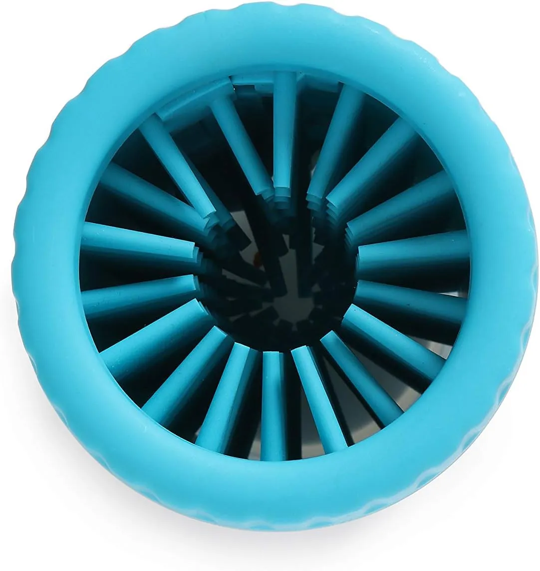 Dexas MudBuster Portable Dog Paw Cleaner, Medium, Blue - Premium Quality Pet Supplies and Accessories