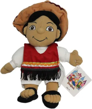 Disney Bean Bag Plush It's a Small World Mexico Boy