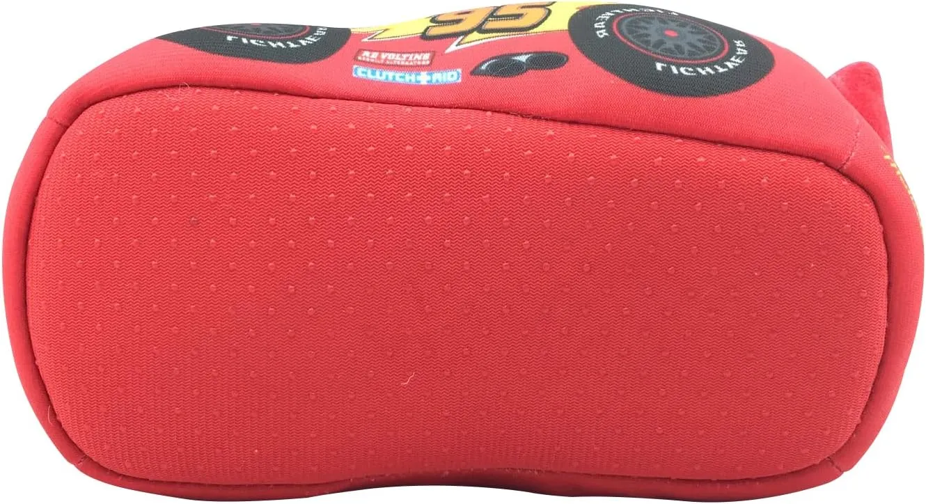 Disney Boy's Lightning McQueen Cars Plush Slippers