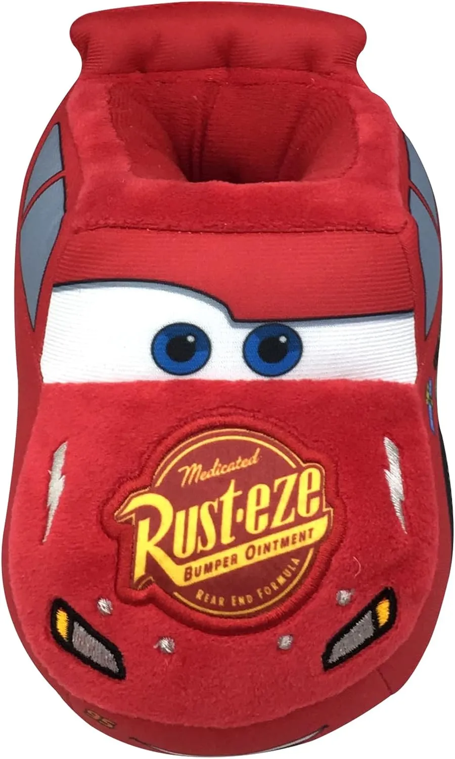 Disney Boy's Lightning McQueen Cars Plush Slippers