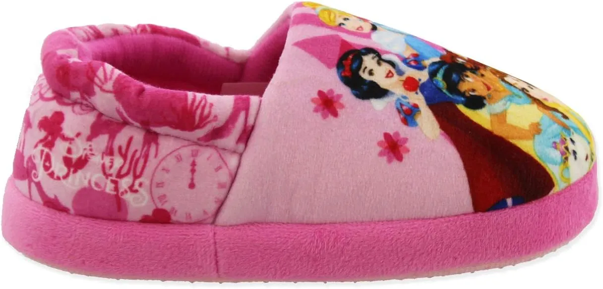 Disney Princess Girls Toddler Plush Aline Slippers