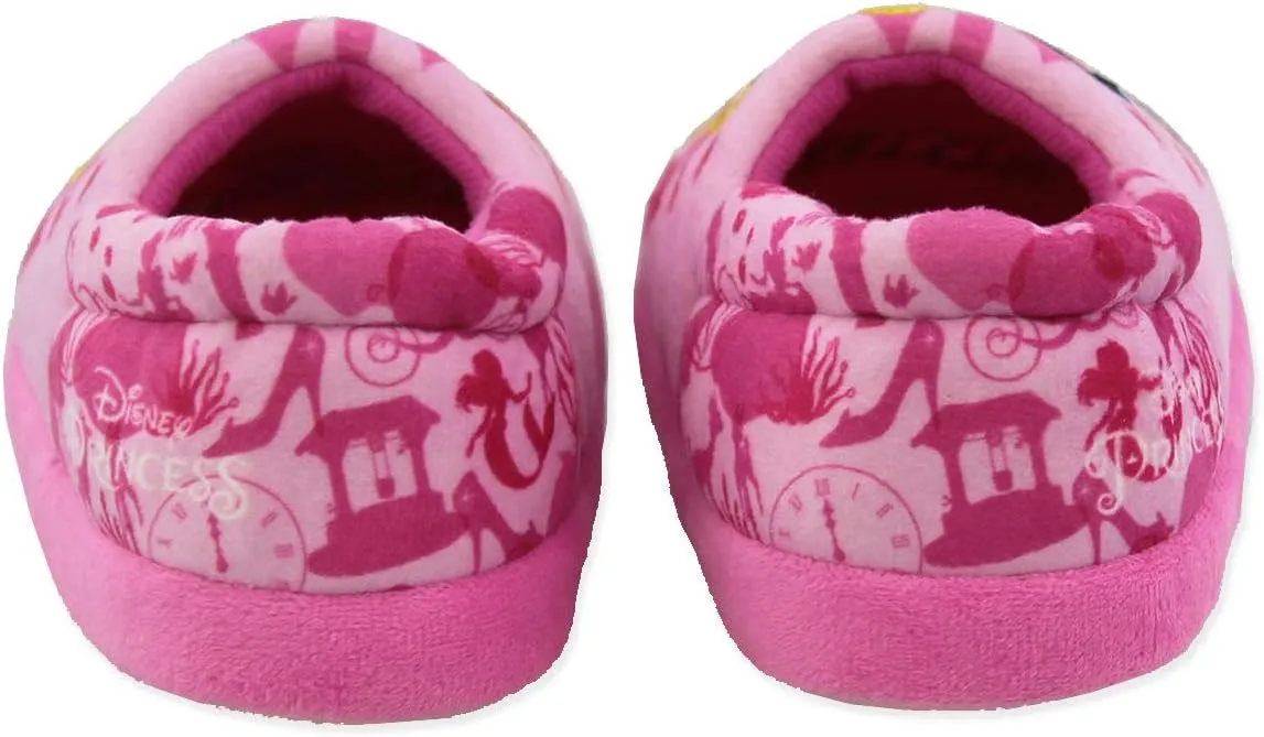 Disney Princess Girls Toddler Plush Aline Slippers