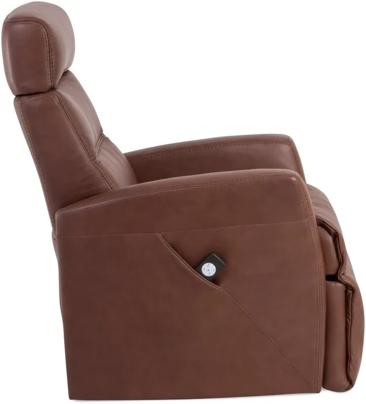 Divani MF Large MF325 Cognac Trend Leather Infinite Position Dual Motor Power Lift Chair Recliner Relaxer -