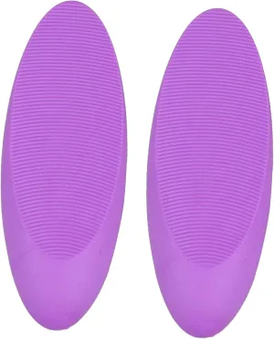 DOITOOL 2 Pcs 1 Set Rubber Door Stopper Wedge Decorative Window Bumpers Door Stoppers for Floor Mounted Seals Sliding Door Stops Practical Door Stoppers Protector Non-Slip Back Purple