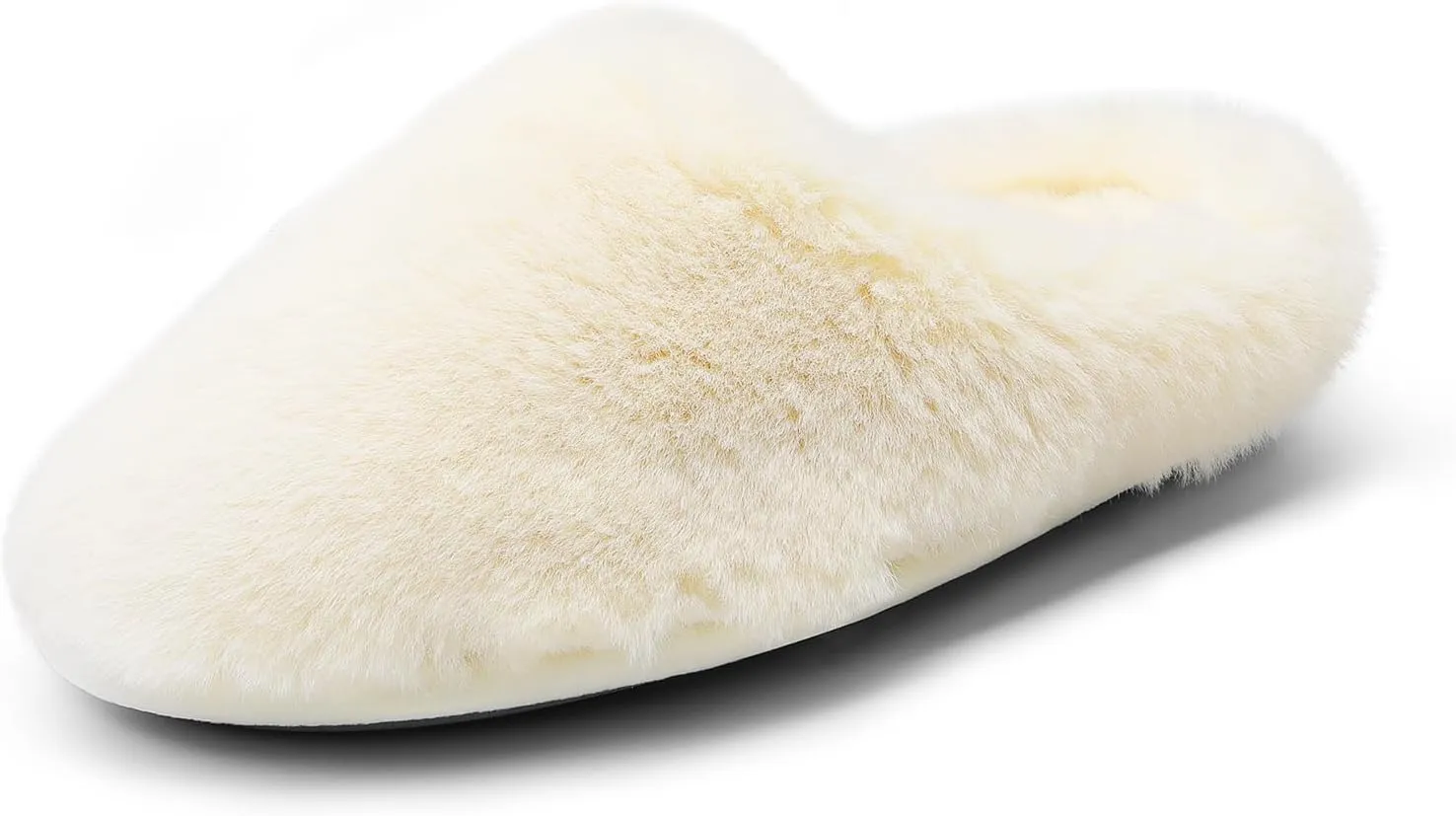 DREAM PAIRS Women's Plush Fuzzy Slip on Indoor Outdoor Winter House Slippers