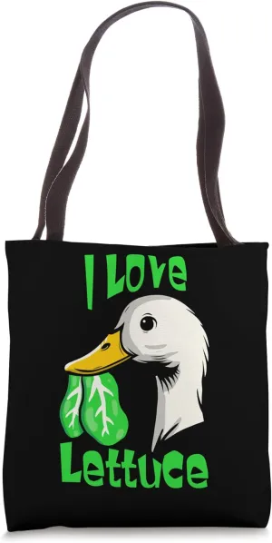 Duck Lettuce Duckling Cabbage Tote Bag
