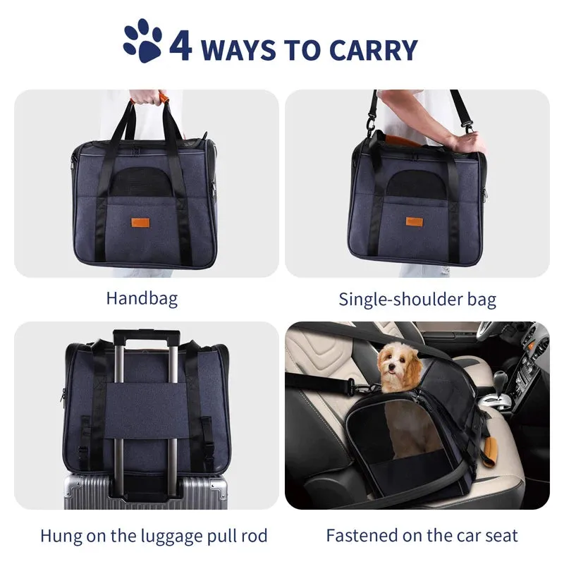 Durable Safe Locking Zipper Pet Carrier