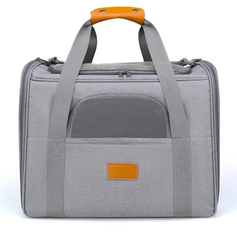Durable Safe Locking Zipper Pet Carrier