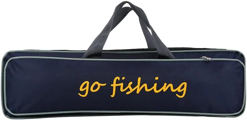 EBOXER Protable Fishing Rod Organizer Bag, with Adjustable Shoulder Strap and Widened Tote Bag, Fishing Pole Storage Bags Fishing Gear Organizer for Fishing Enthusiasts and Beginners, Heavy Duty,