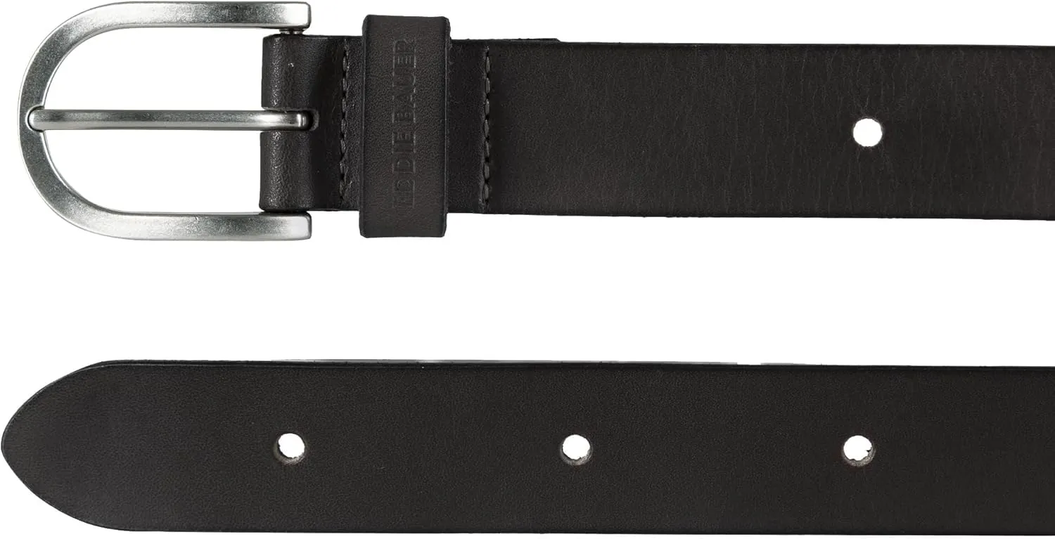Eddie Bauer Women's Casual Leather Belts with Durable Metal Buckle