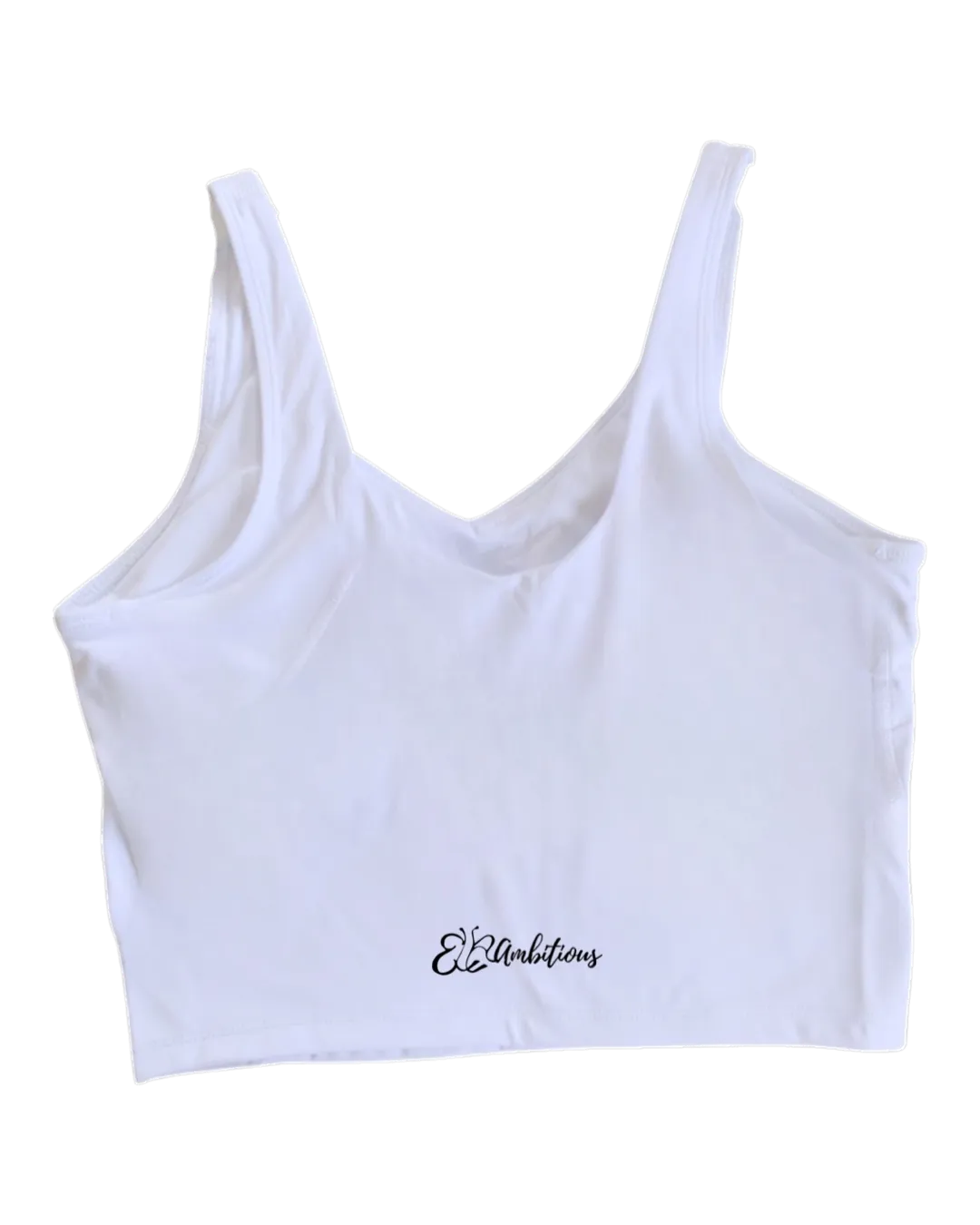 Ella Basic Crop Top - White