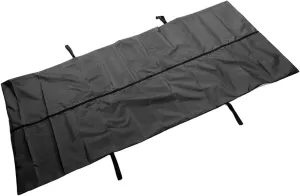 Emergency Cadaver Body Bag with Reinforced Handle, Waterproof Tear Resistant Black Oxford Cloth for Funerals, Hospitals, Transportation (150 * 60CM)