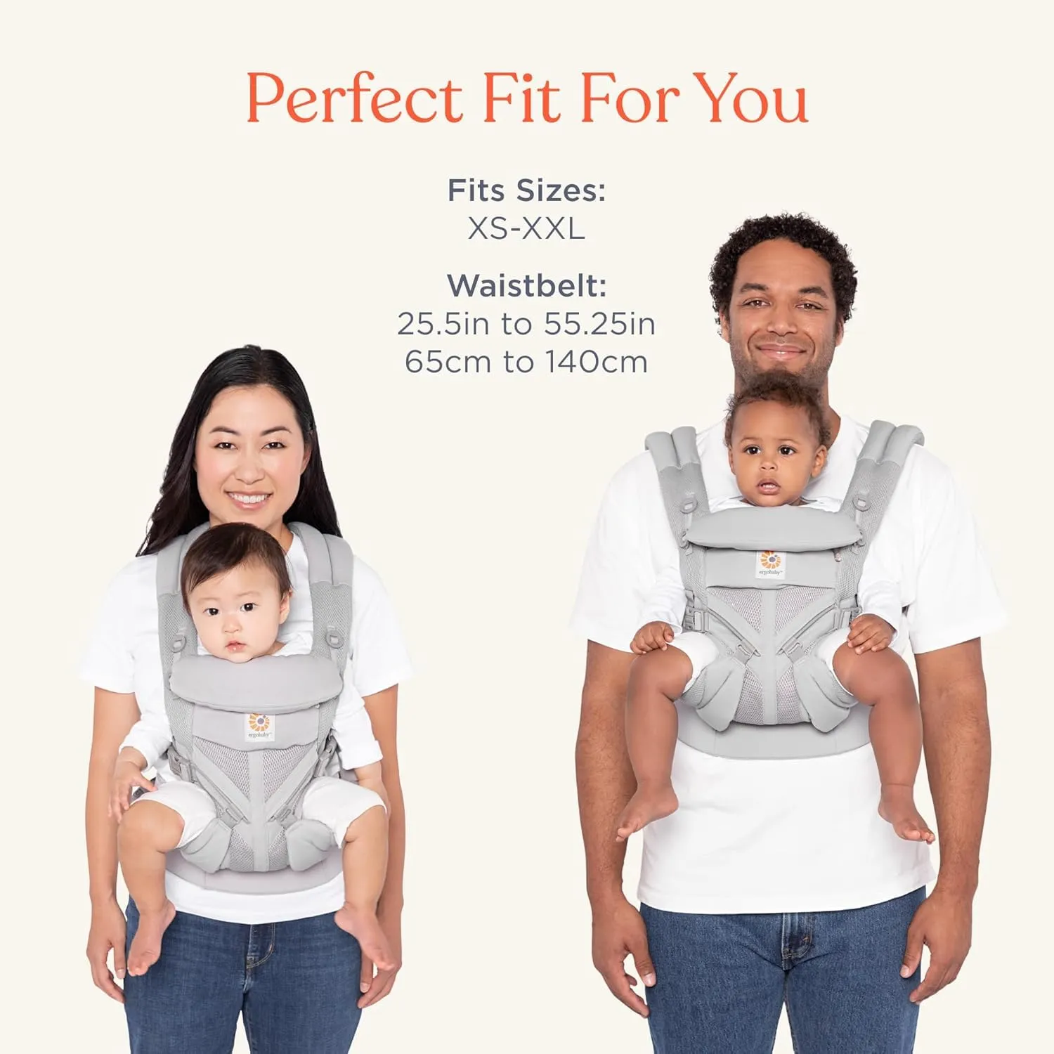 Ergobaby Omni Classic (formerly OMNI 360) All-Position Baby Carrier for Newborn to Toddler with Lumbar Support and Cool Air Mesh, 7-45 Pounds, Midnight Blue, One Size