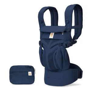 Ergobaby Omni Classic (formerly OMNI 360) All-Position Baby Carrier for Newborn to Toddler with Lumbar Support and Cool Air Mesh, 7-45 Pounds, Midnight Blue, One Size