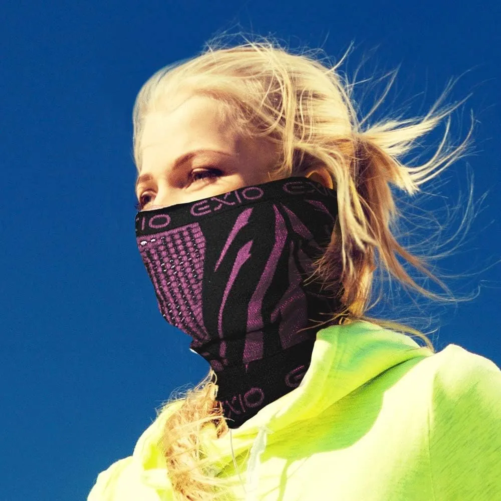 EXIO Winter Neck Warmer Gaiter/Balaclava (1Pack or 2Pack) - Windproof Face Mask for Ski, Snowboard