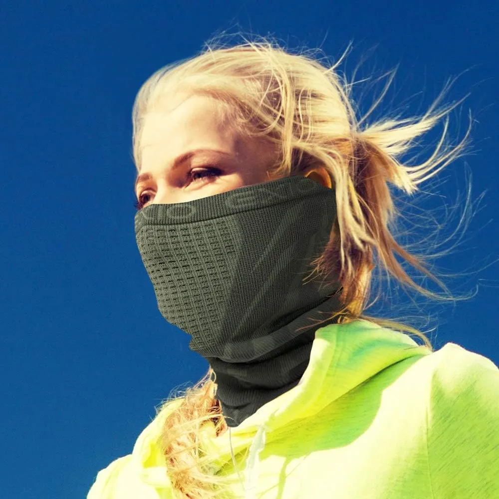 EXIO Winter Neck Warmer Gaiter/Balaclava (1Pack or 2Pack) - Windproof Face Mask for Ski, Snowboard