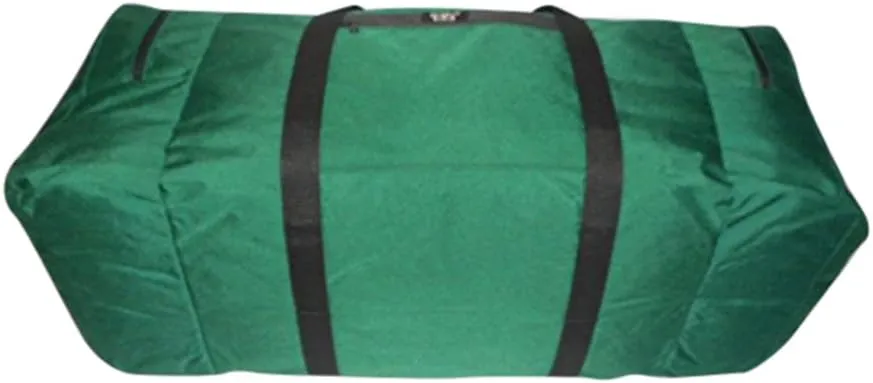 Expedition Duffle Travel Bag With U Opening Easy Excess, Two End Compartments Made In USA. (Forest green)