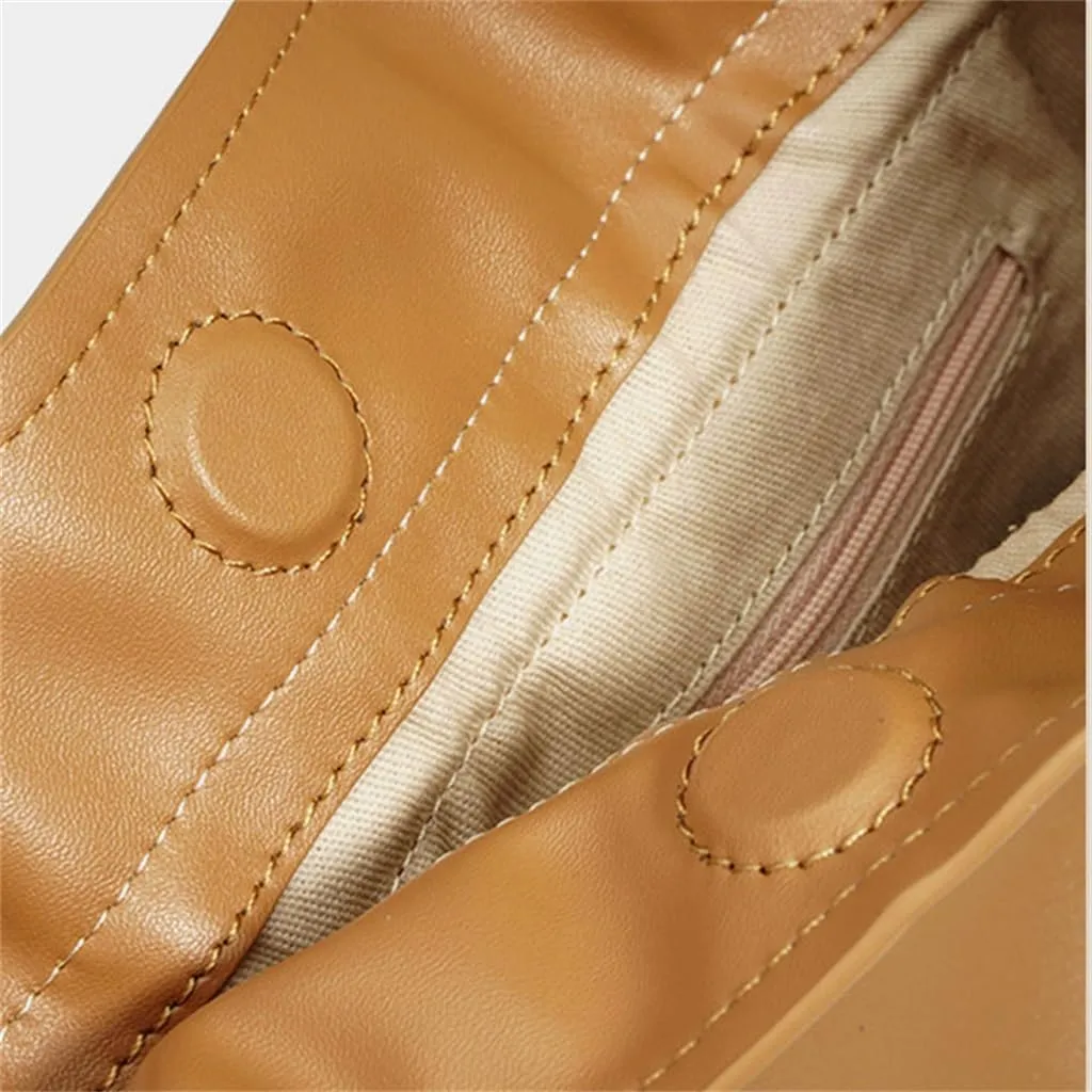 Extra Large Bag Designer Pleated Shopping Underarm Bag Tote Handbag Crossbody Women's Bag Temperament Model(D)