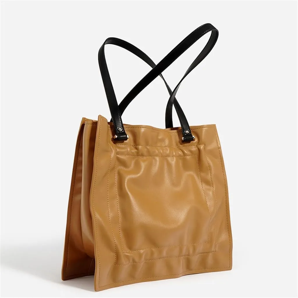 Extra Large Bag Designer Pleated Shopping Underarm Bag Tote Handbag Crossbody Women's Bag Temperament Model(D)