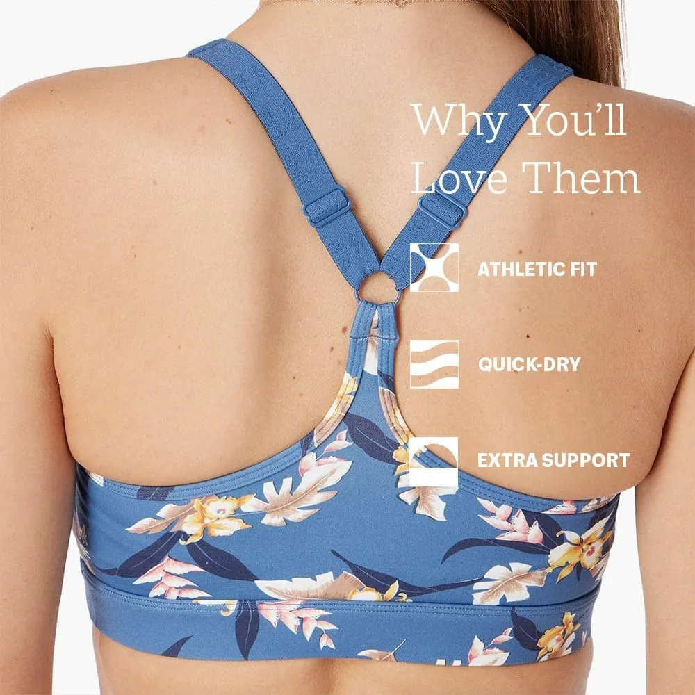 Fair Harbor The Corliss Sports Bra –– Women's Athletic Bra –– Incredibly Soft, Adjustable, Supportive, with Removable Pads