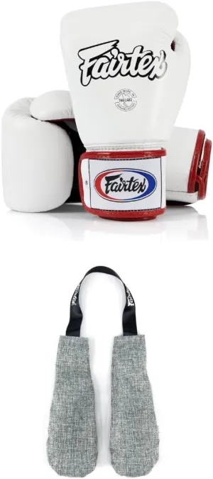Fairtex BGV1 Boxing Gloves with Deodorizer Inserts | Shock Absorbent Gloves   Odor & Moisture Absorber for Boxing, MMA, Muay Thai | Perfect Bundle for Clean & Durable Gear