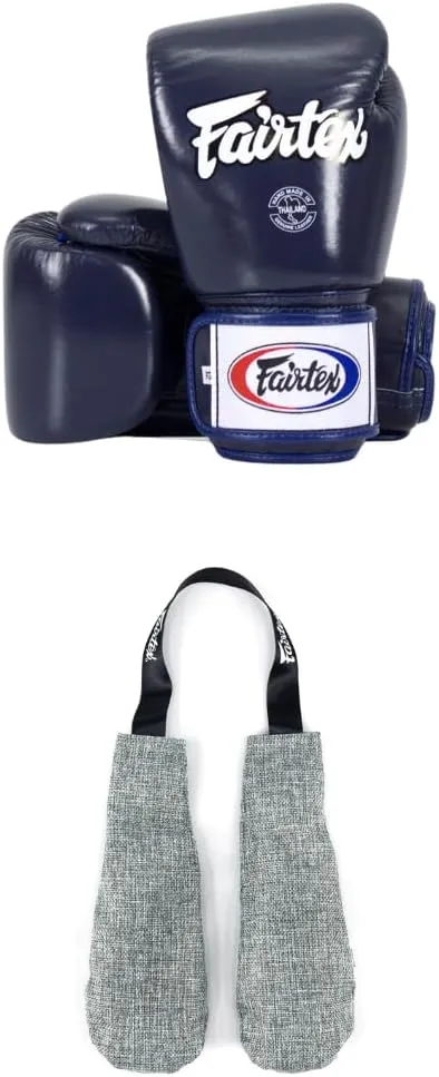 Fairtex BGV1 Boxing Gloves with Deodorizer Inserts | Shock Absorbent Gloves   Odor & Moisture Absorber for Boxing, MMA, Muay Thai | Perfect Bundle for Clean & Durable Gear
