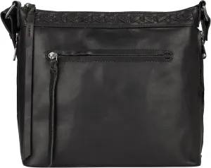 Faith Concealed Carry Crossbody Purse Genuine Leather Handbag with Locking Gun Compartment