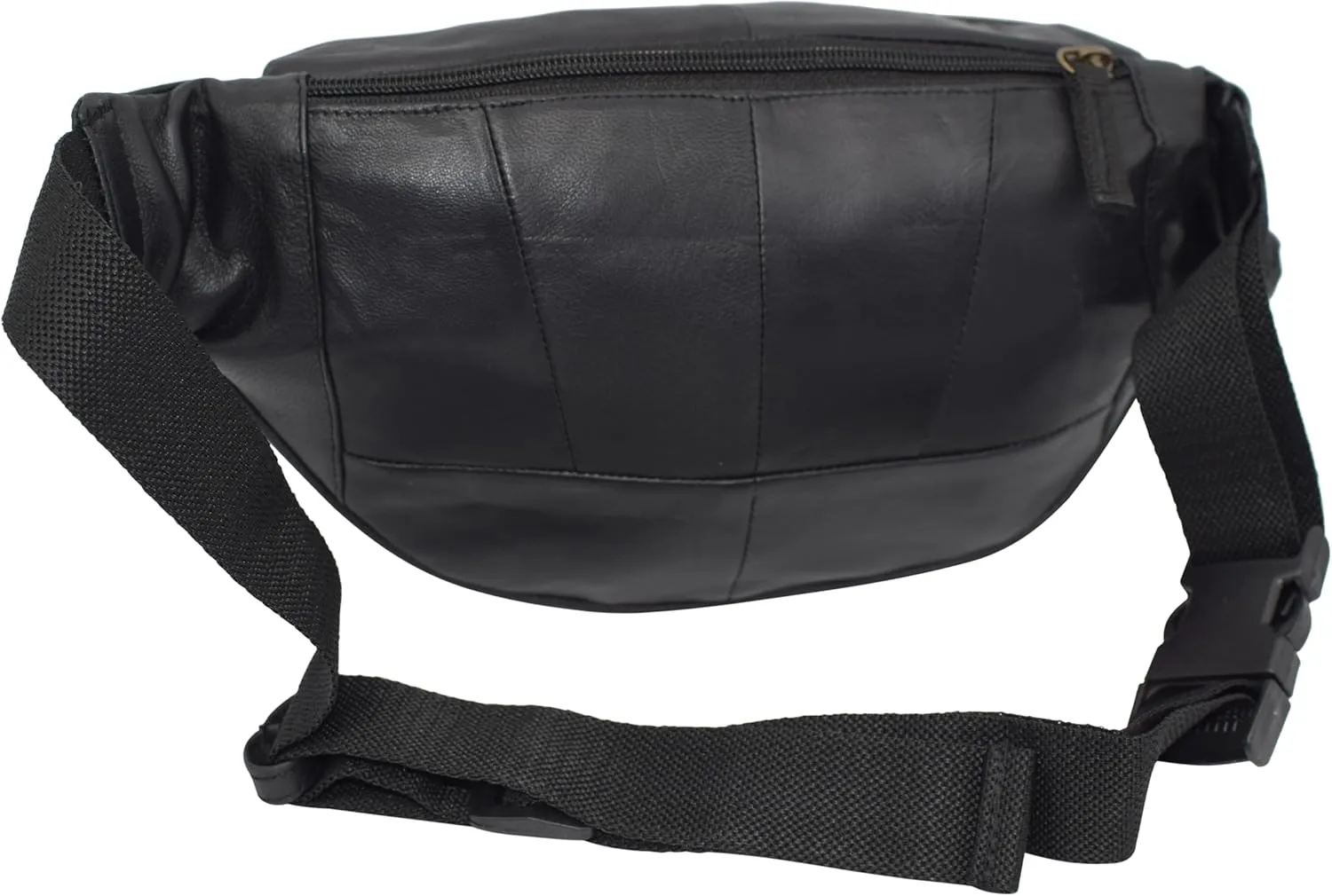 Fanny Pack Genuine Leather Adjustable Waist Crossbody Bag for Outdoor Travel with Country Flags USA, UK, CANADA, MEXICO, & PUERTO RICO (CANADA)