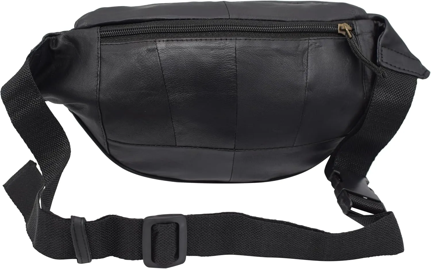Fanny Pack Genuine Leather Adjustable Waist Crossbody Bag for Outdoor Travel with Country Flags USA, UK, CANADA, MEXICO, & PUERTO RICO (UK)