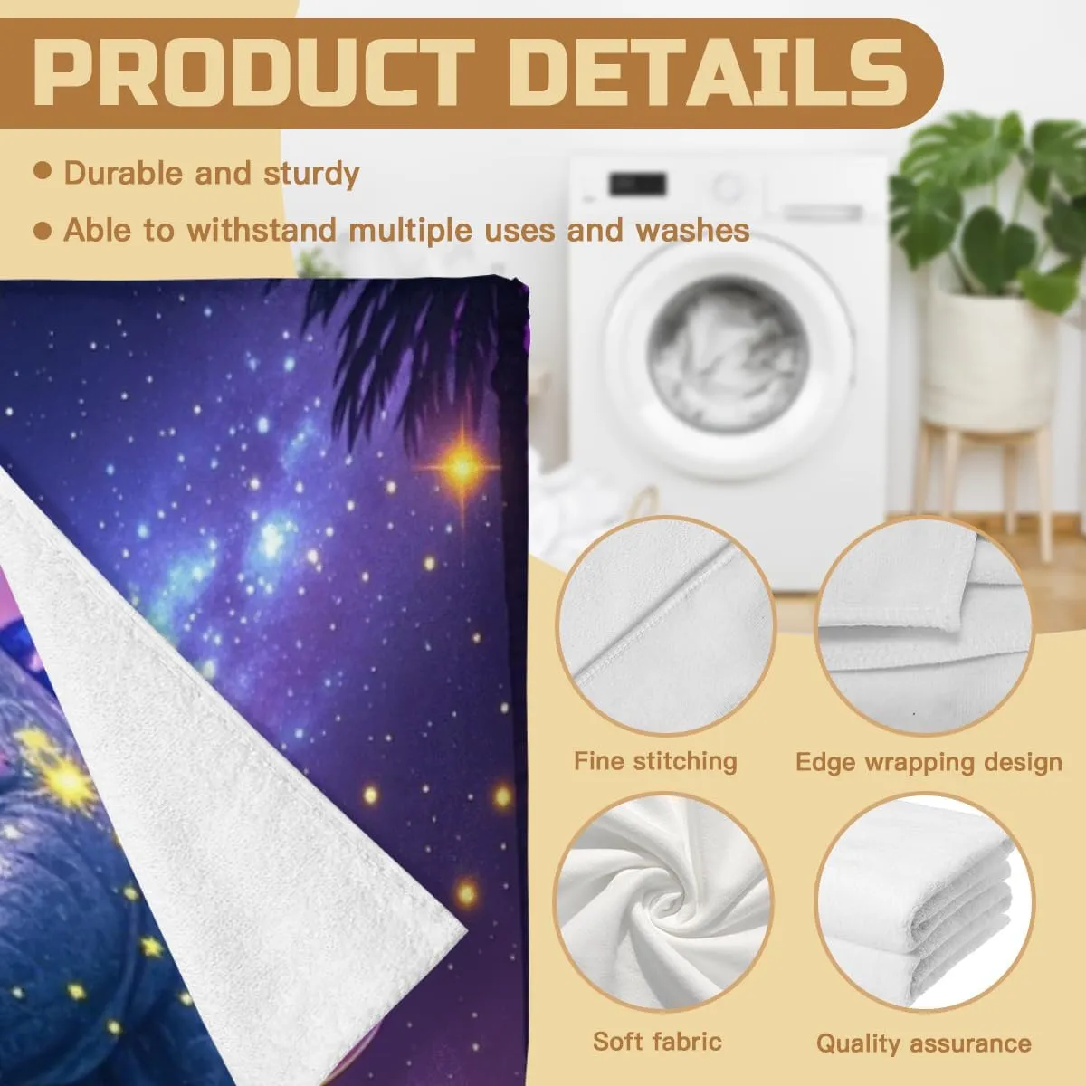 Fantasy Dinosaurs Microfiber Beach Towel Blue Cartoon Character Quick Dry Absorbent Sand Free Oversized Lightweight Beach Blanket, Summer Vacation Picnic Essentials 40" x 70"