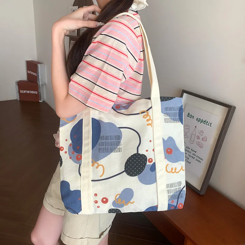 Fashion Canvas Simple Large Capacity Commuter Shoulder Bags
