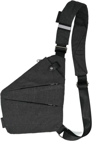 Fashion Digital Shoulder Bag Men Multi-functional Crossbody Backpack Anti-theft Gun Chest Bag
