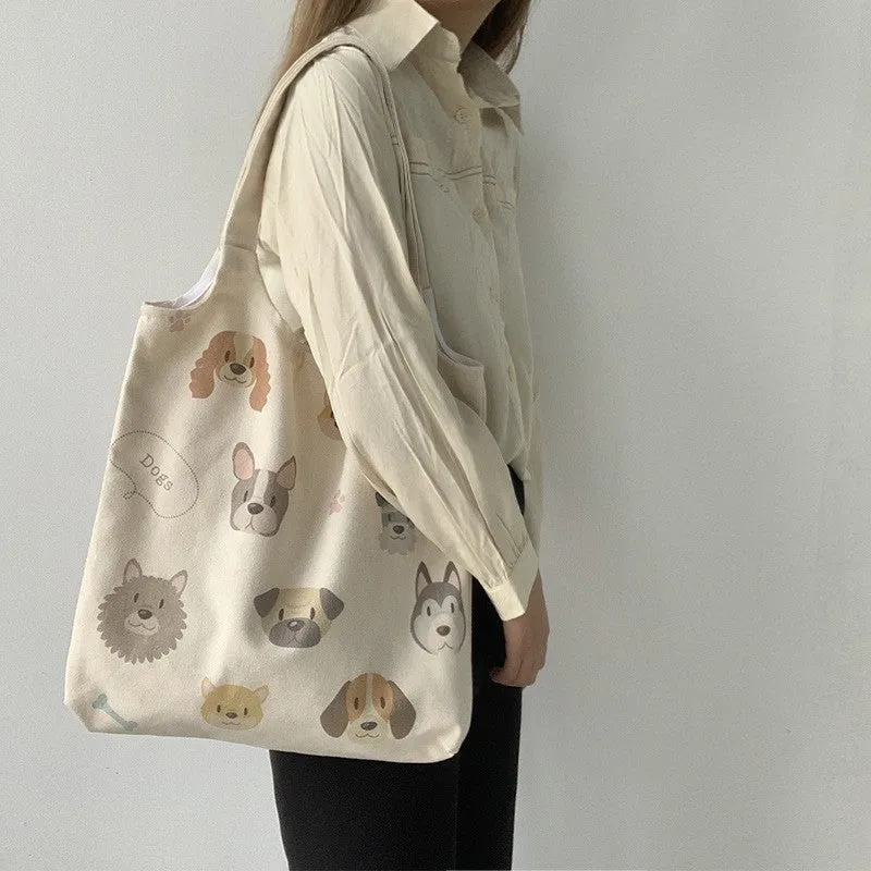 Female Fruit Orange Artistic College Simple Portable Shoulder Bags
