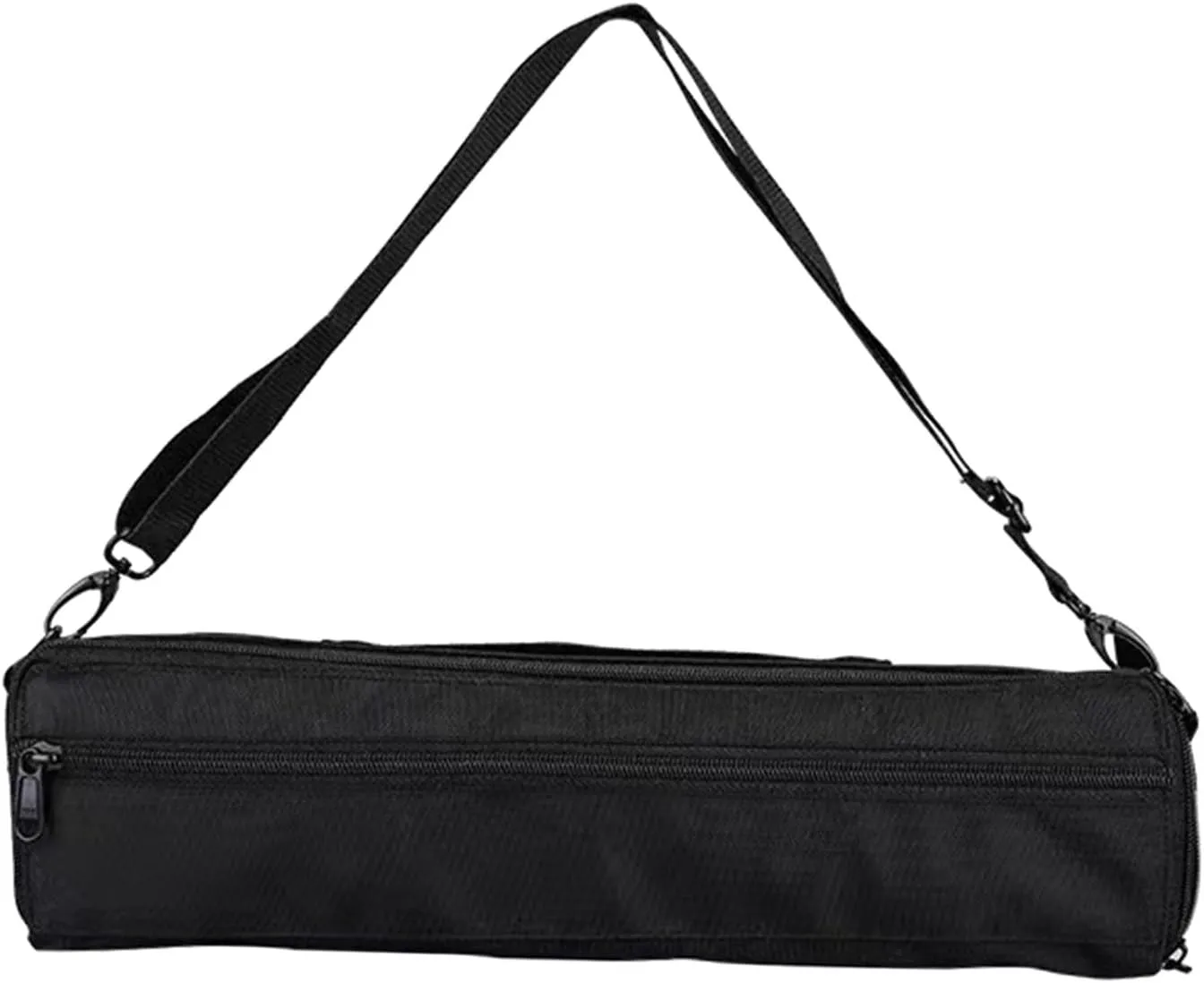 Flute Carrying Case Plush Lining Easy to Transport Exterior Pocket Adjustable Strap Flute Gig Bag for Practice Concert Travel, 17 Hole