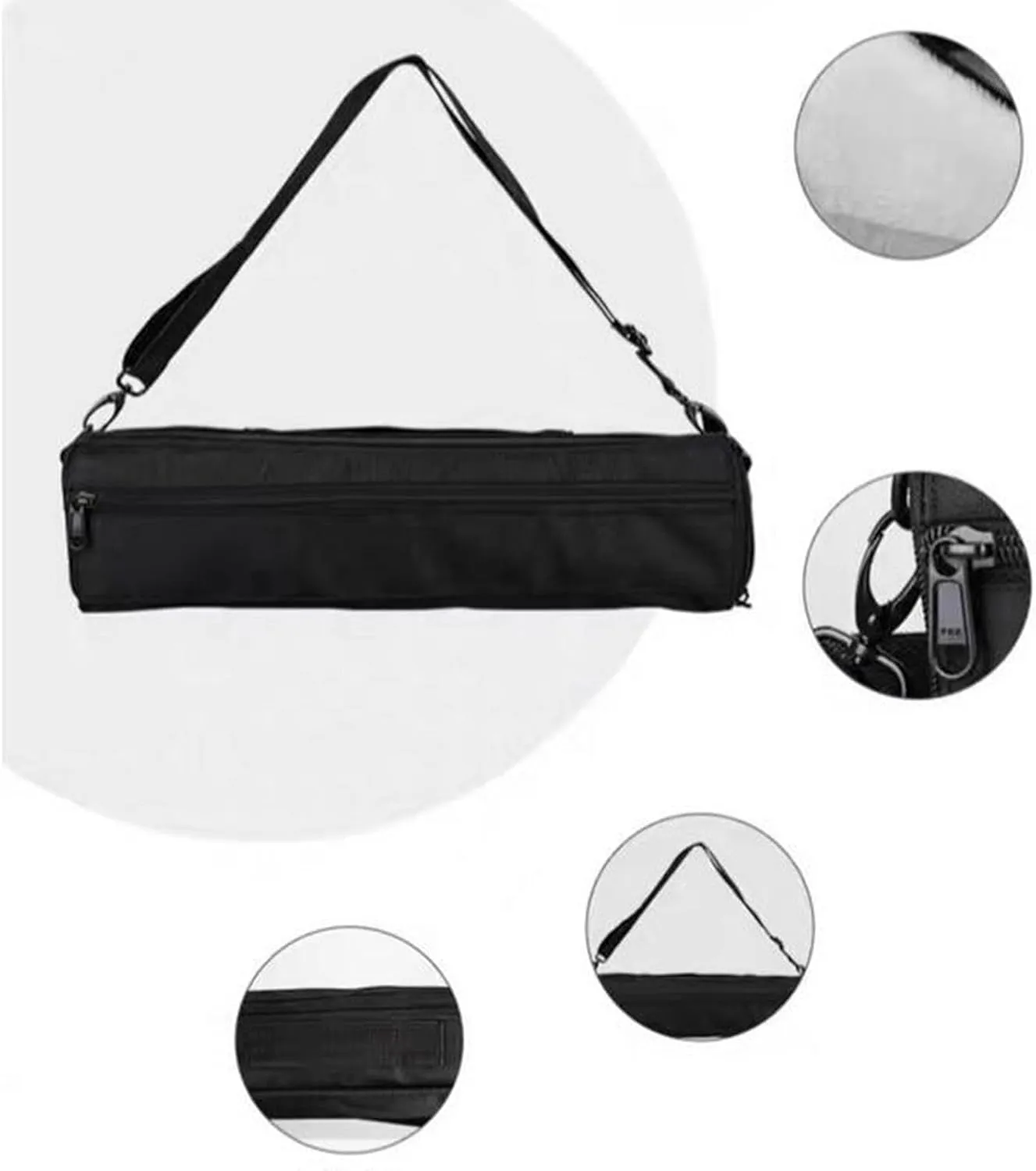 Flute Case Carrying Bag Flute Gig Bag Exterior Pocket Plush Inside with Adjustable Shoulder Strap for Travel Gifts Practice, 16 Hole