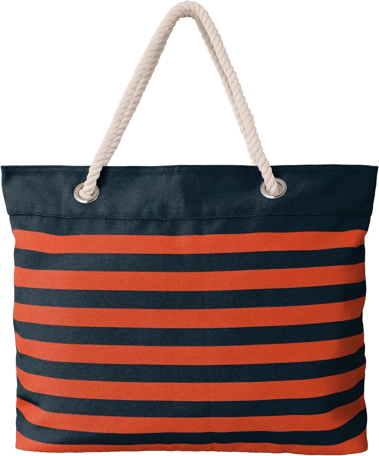 FOCO NFL Team Logo Nautical Stripe Tote Beach Bag