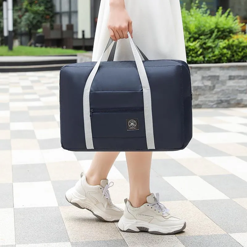 Foldable Large Capacity Travel Duffel Bags Oxford Handbag Waterproof Swim Gym