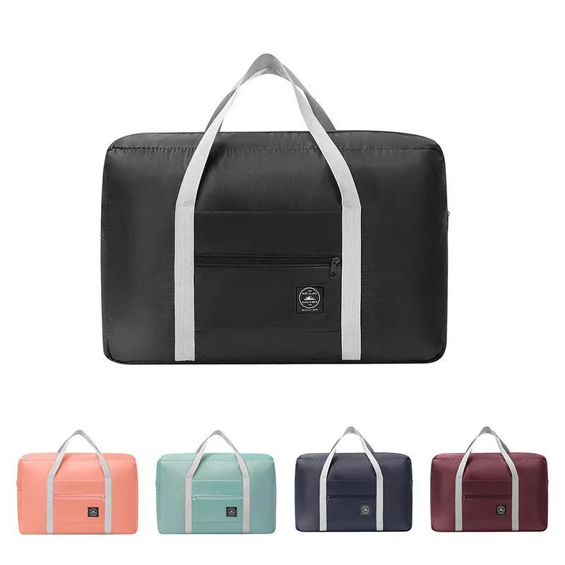Foldable Large Capacity Travel Duffel Bags Oxford Handbag Waterproof Swim Gym